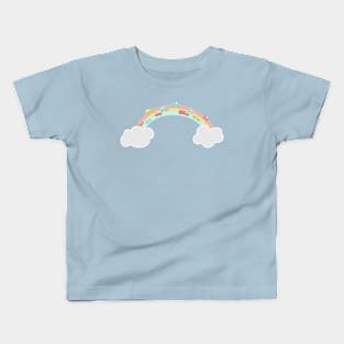 Rainbow Highway Kids T-Shirt